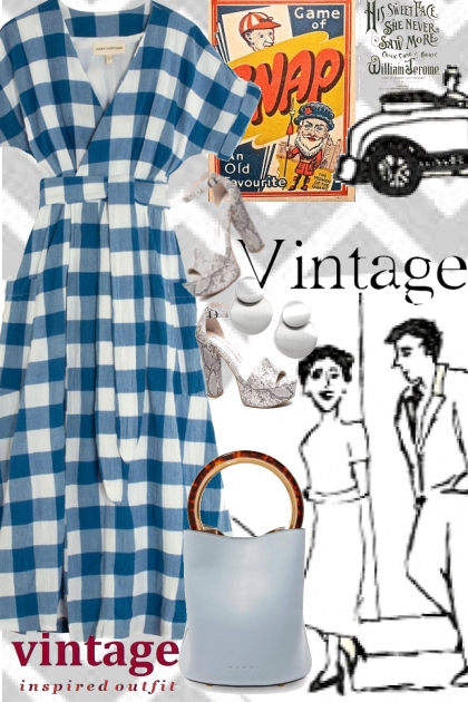 Vintage dress 2- Combinaciónde moda