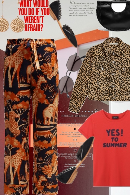 African summer- Combinazione di moda