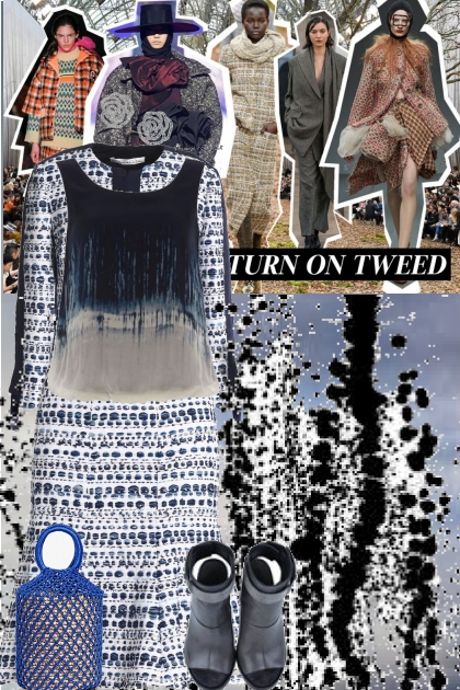 Fall trend- Tweed- combinação de moda