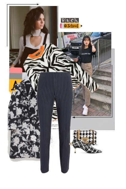 Monochrome Set for School- Combinazione di moda