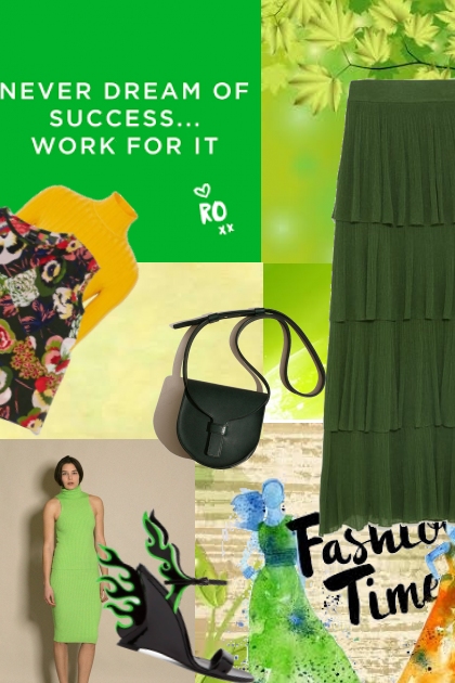 Green Goddess 4- Combinazione di moda