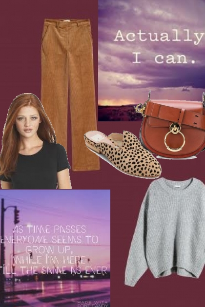 I think,therefore I can- combinação de moda