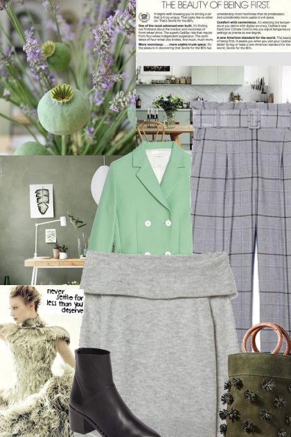 Gray and Jade- Combinazione di moda