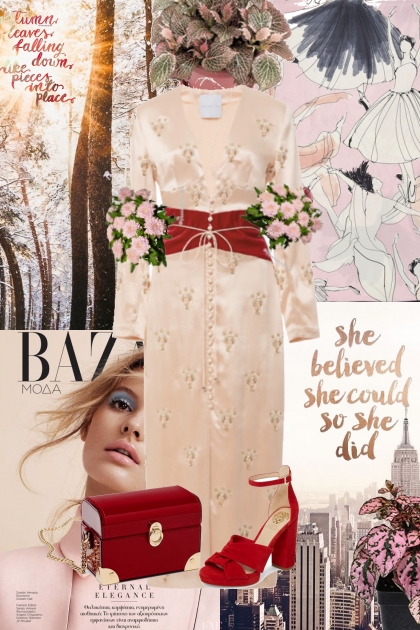 You could wear it to a wedding- combinação de moda