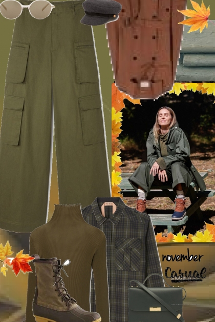 Monochrome Madness- Military Green- Fashion set