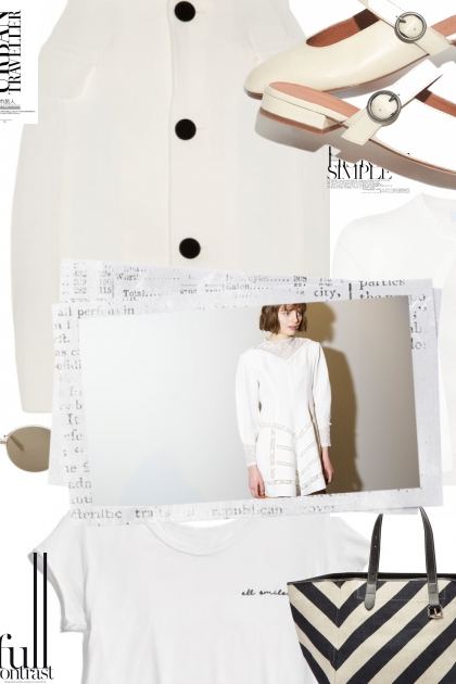 White for Autumn- Fashion set