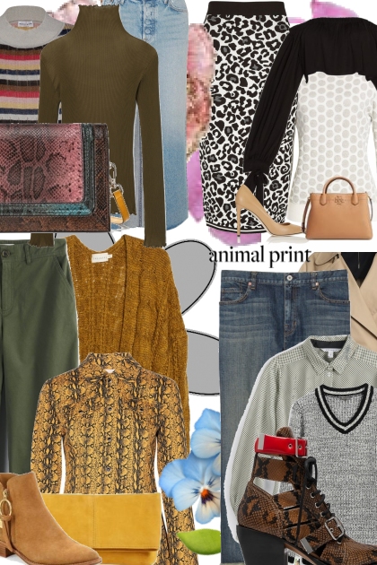 How to wear animal print- Modna kombinacija