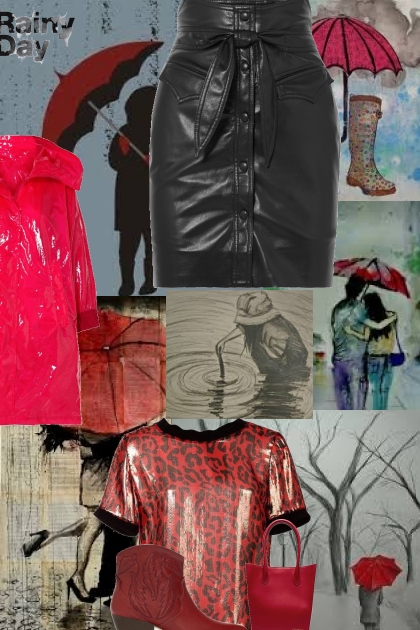 Rainy Day 4- combinação de moda
