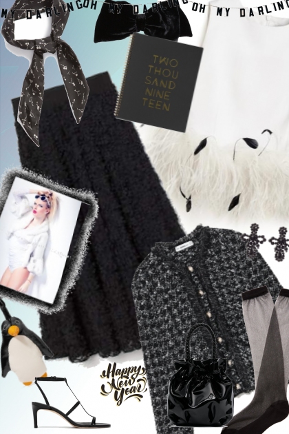 Bring it in in Black and White- Combinazione di moda