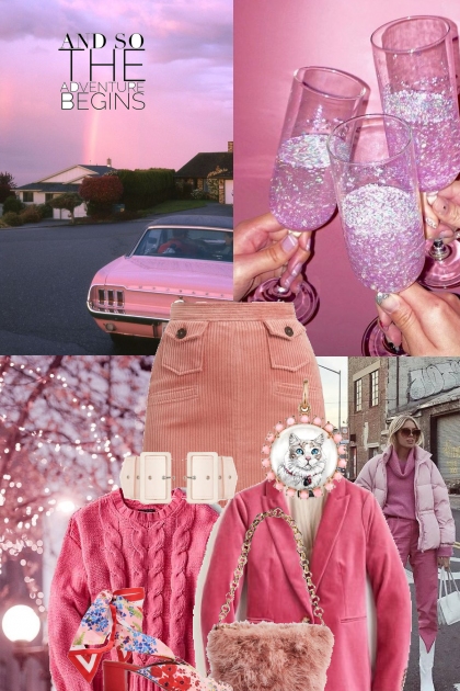 As gay as pink ink- Модное сочетание