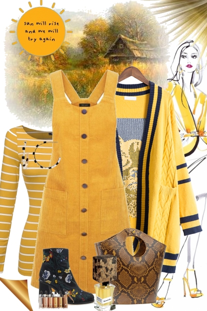 Mellow Yellow 4- combinação de moda