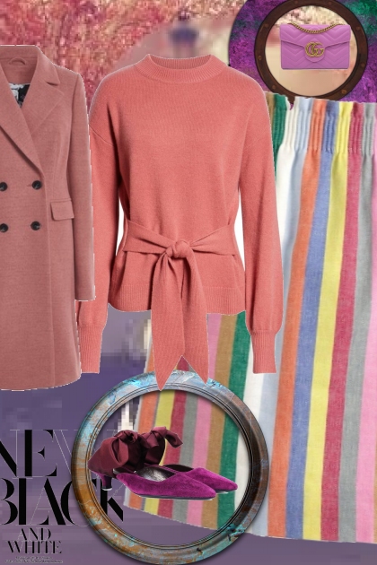 Pink stripes- Fashion set