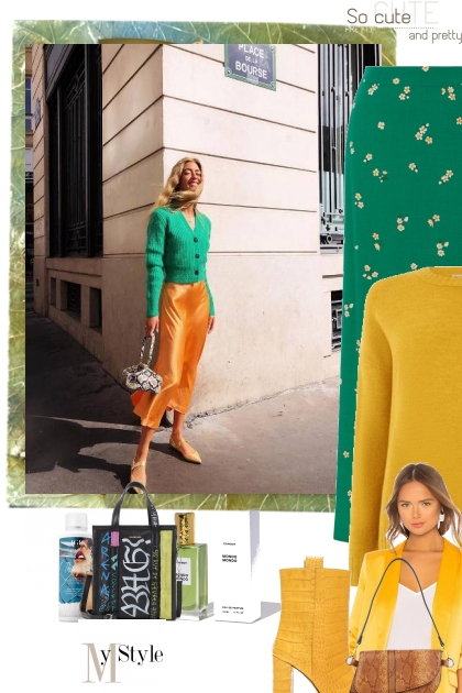 Green and Yellow 4- Fashion set