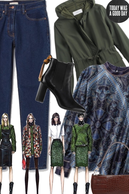 Scarf print 2019 trend- Модное сочетание