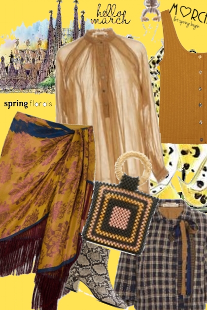 A warm and sunshiny spring- Fashion set