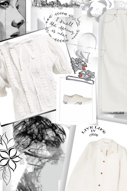 white spring- Fashion set