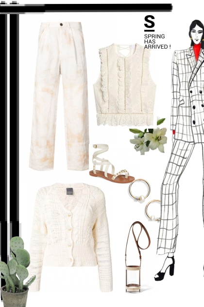 spring the whites- Fashion set