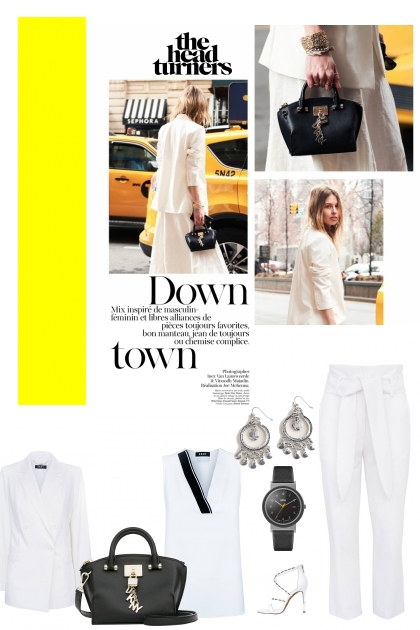 the white  look- Combinaciónde moda