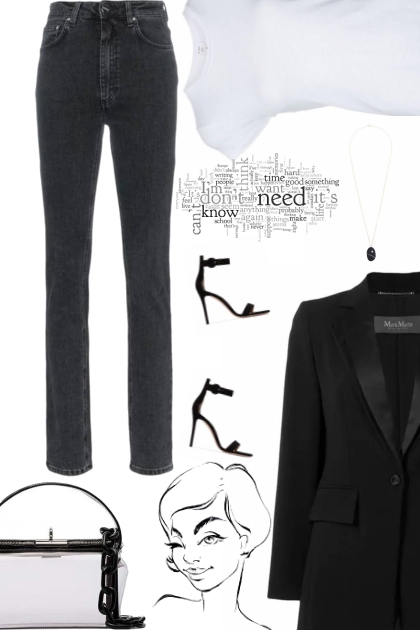 B&W is always smart- Combinazione di moda