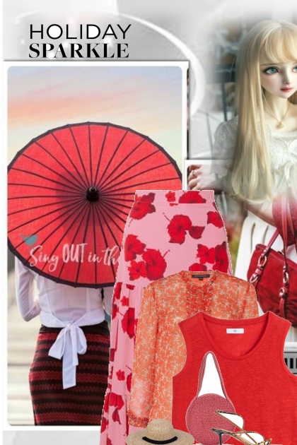hot red summer- Combinaciónde moda