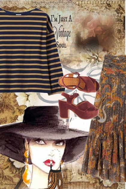 vintage beauty- Combinazione di moda