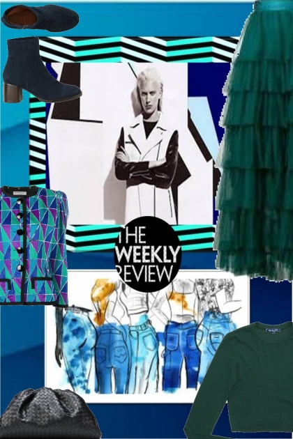 the week in fashion- combinação de moda