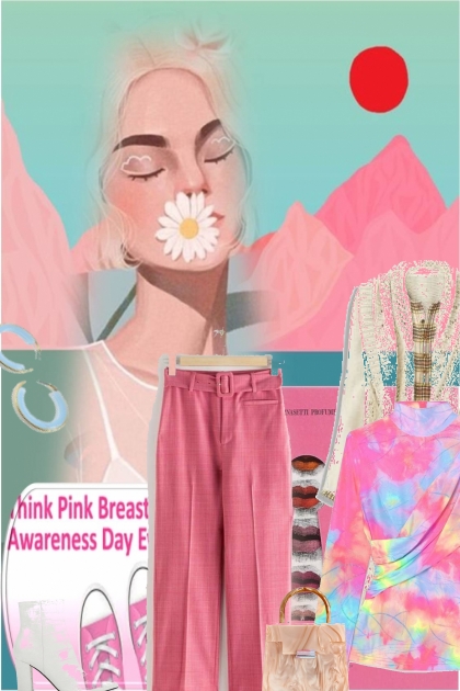 Pink October- Modna kombinacija