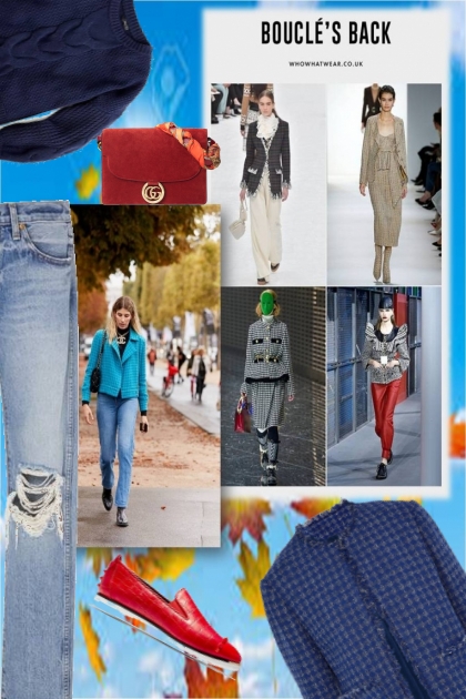Fall trend-tweed- Combinaciónde moda
