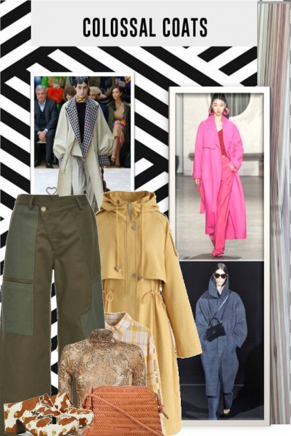 fall'19 trend- statement coats- Modna kombinacija