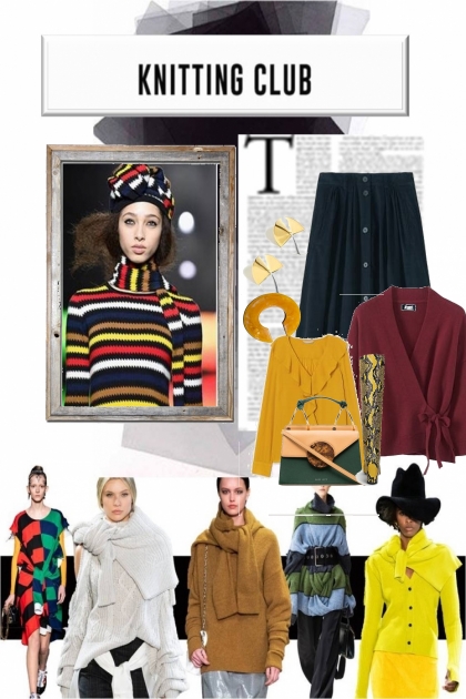 Fall'19 trend- deconstructed knits- Combinaciónde moda