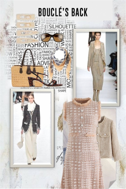 office party-tweed set-fall trend- Combinazione di moda