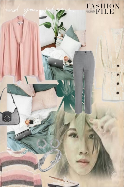 pink and grey 2- Combinazione di moda
