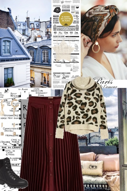 Stay Wild in Paris- combinação de moda