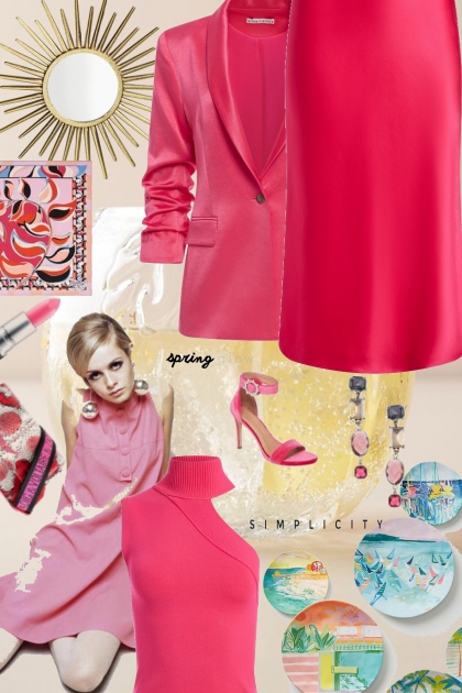 pink saturation- Модное сочетание