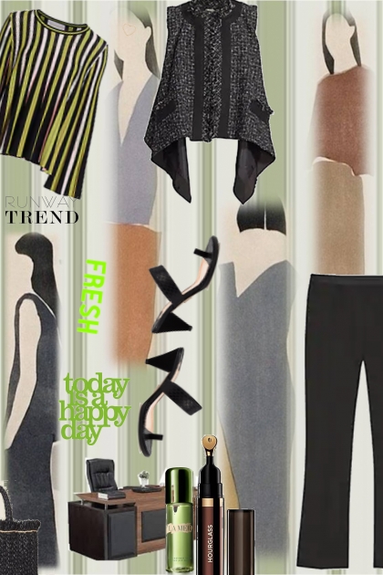 bring the green into the office- Combinaciónde moda