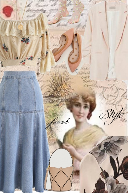 vintage but now- Combinazione di moda