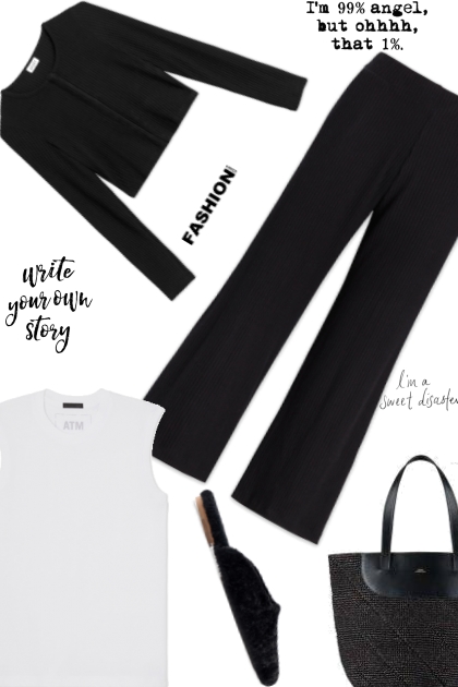 Black and white 7- Fashion set