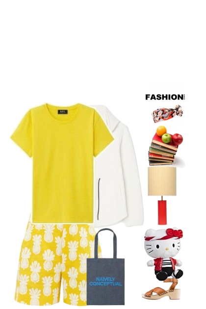 yellow streak- Combinazione di moda