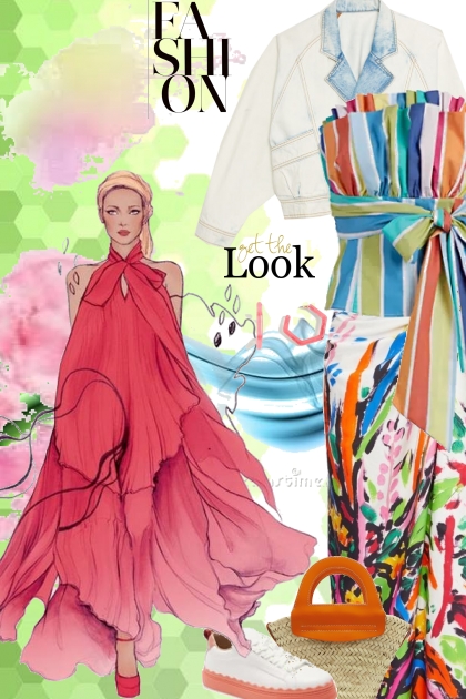 splashes of colour for spring- Combinaciónde moda