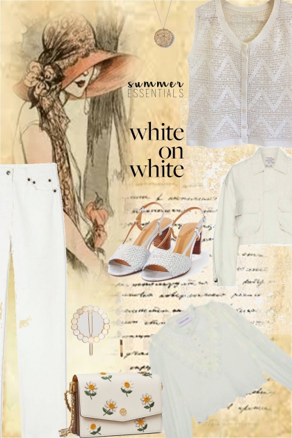 summer whites 1- Fashion set