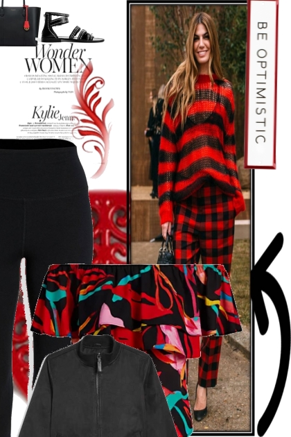 red and black- Combinazione di moda