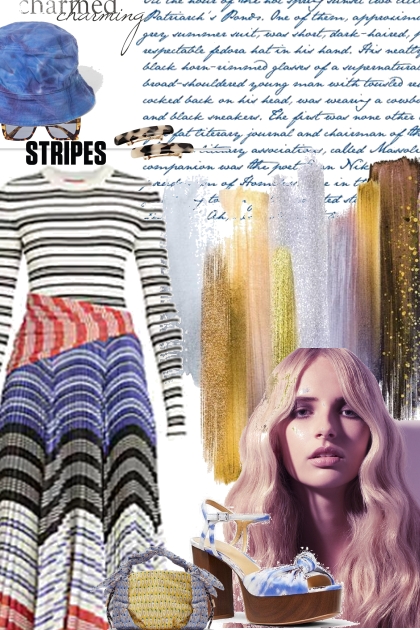 striped wonder- Combinazione di moda