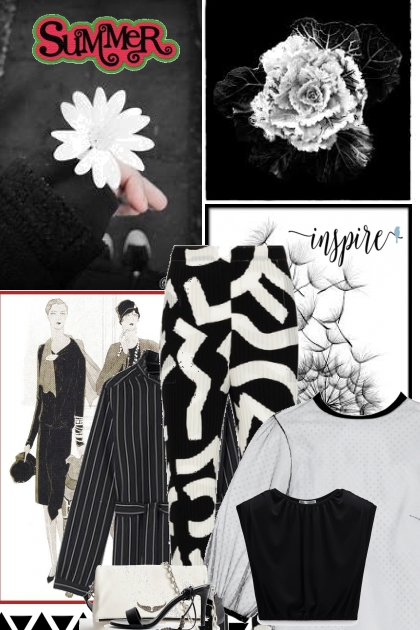 in black and white 7- Combinazione di moda