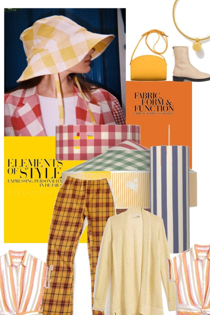 stripes and checks 2- Combinazione di moda