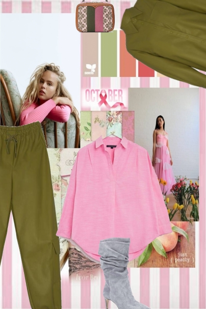 pink and green 5- Modna kombinacija