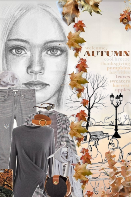 autumn leaves are fallin'- Fashion set