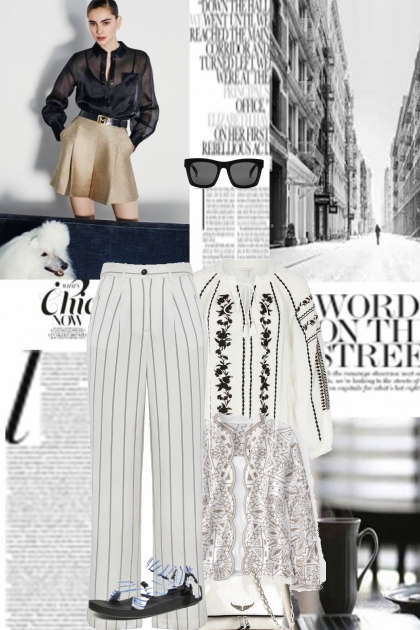 white on white 14- Combinazione di moda