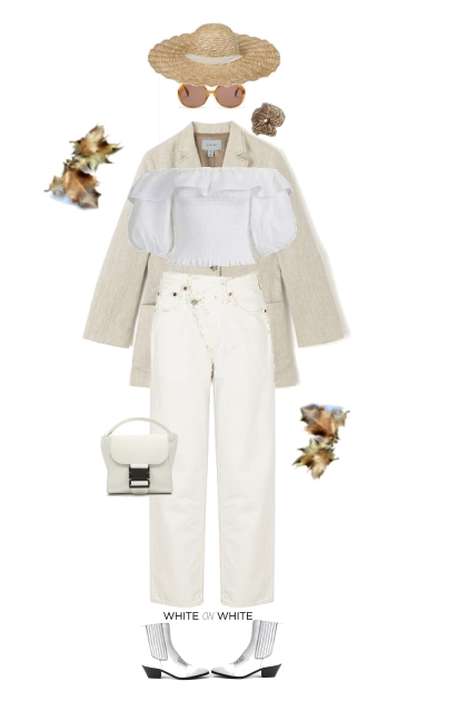 white on white 15- Fashion set