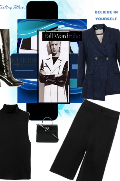 Black and blue 2- Fashion set