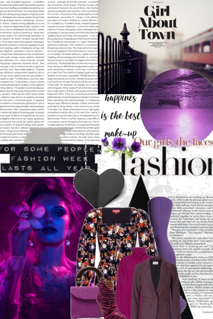 purple and black 2- Combinazione di moda